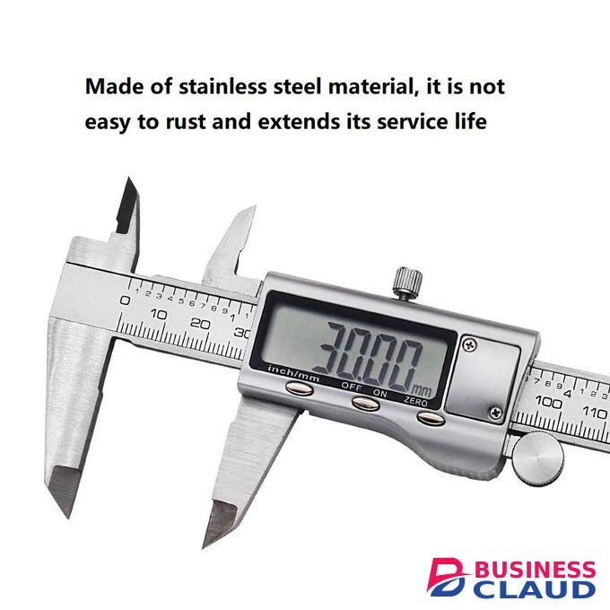 Digital Caliper Measuring Tool,Caliper Measuring Tool with Stainless Steel, Micrometer Dial Vernier Caliper Digital,Large LCD Screen, IP54 Splash Proof, Auto-Off Feature,6 Inch/150mm Caliper Tool