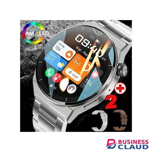 HD AMOLED 390*390 Screen Heart Rate Bluetooth Call IP68 Waterproof SmartWatch