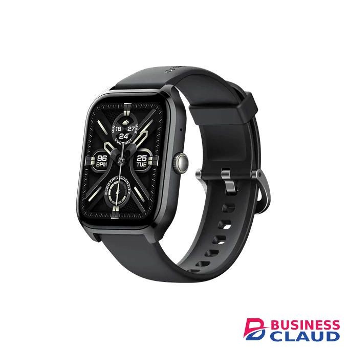Oraimo Watch 5 Lite Smart Watch – 2.01 HD Display, Bluetooth Calling, IP68 Waterproof, 105 Sports Modes (Black)