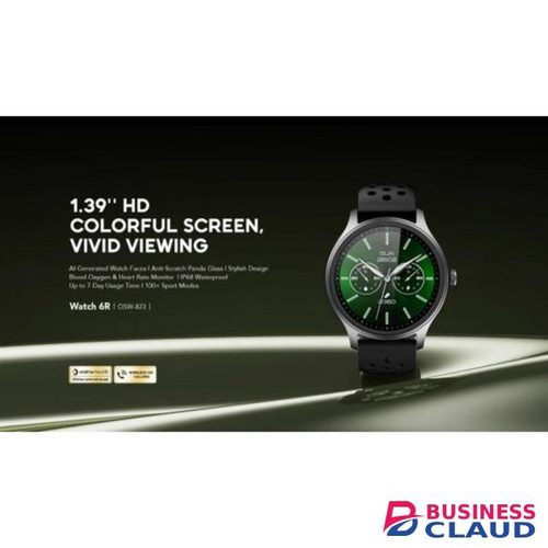 Oraimo Watch 6R Smartwatch OSW-823 with 1.39" HD Display, Bluetooth 5.3 Calling, IP68 Waterproof & 7-Day Battery