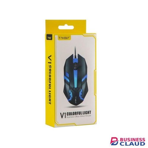 T-Wolf Wired Gaming Mouse Functional Keys RGB Light For Game