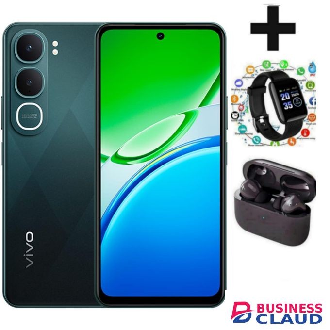 Vivo Y21d (4GB RAM + 128GB ROM) - 6500mAh 5-Year Health Battery, IP69+ Waterproof, 44W FlashCharge, 90Hz DisplaY PODS