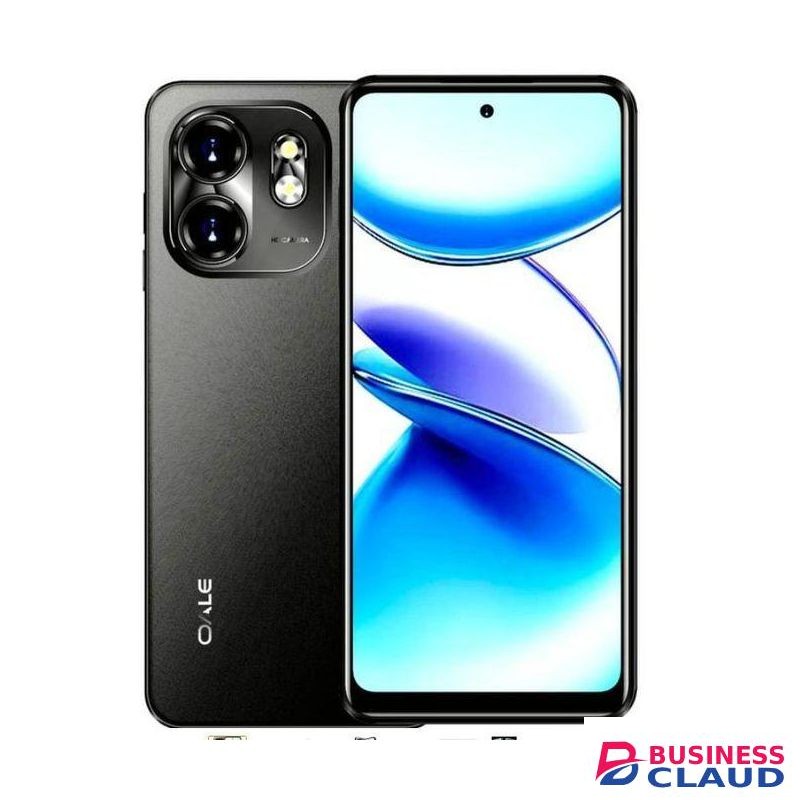 Oale Smart 9 64GB+3GB 6.6" 90Hz Display 8MP+5MP Camera 5075mAh Battery 10W Charge IP54 Dust And Water Resistant Fingerprint Unlock MTK Helio G81 Android Smartphone