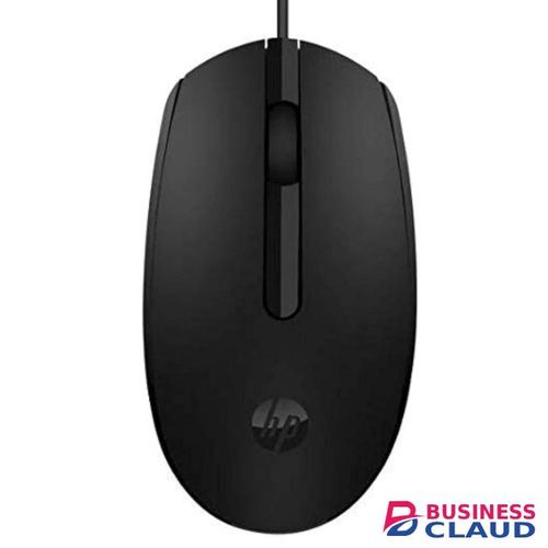 HP M10 Wired USB Mouse with 3 Buttons High Definition 1000DPI Optical Tracking and Ambidextrous Design - Black