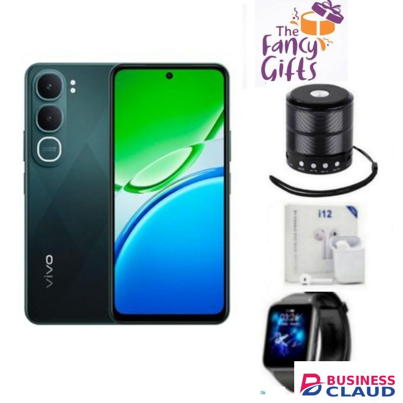 Vivo Y21d (6GB RAM + 128GB ROM) - 6500mAh 5-Year Health Battery, IP69+ Waterproof, 44W FlashCharge, 90Hz Display - Watch, Pod , Mini Speaker