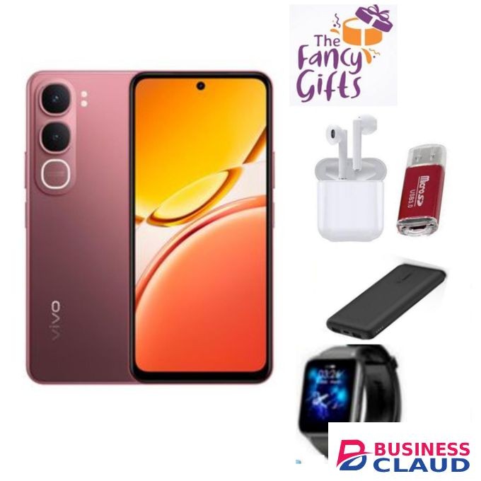 Vivo Y21d 6GB RAM + 256GB ROM - 6500mAh 5-Year Health Battery, IP69+ Waterproof, 44W FlashCharge, 90Hz Display - Pod watch Card reader Power bank