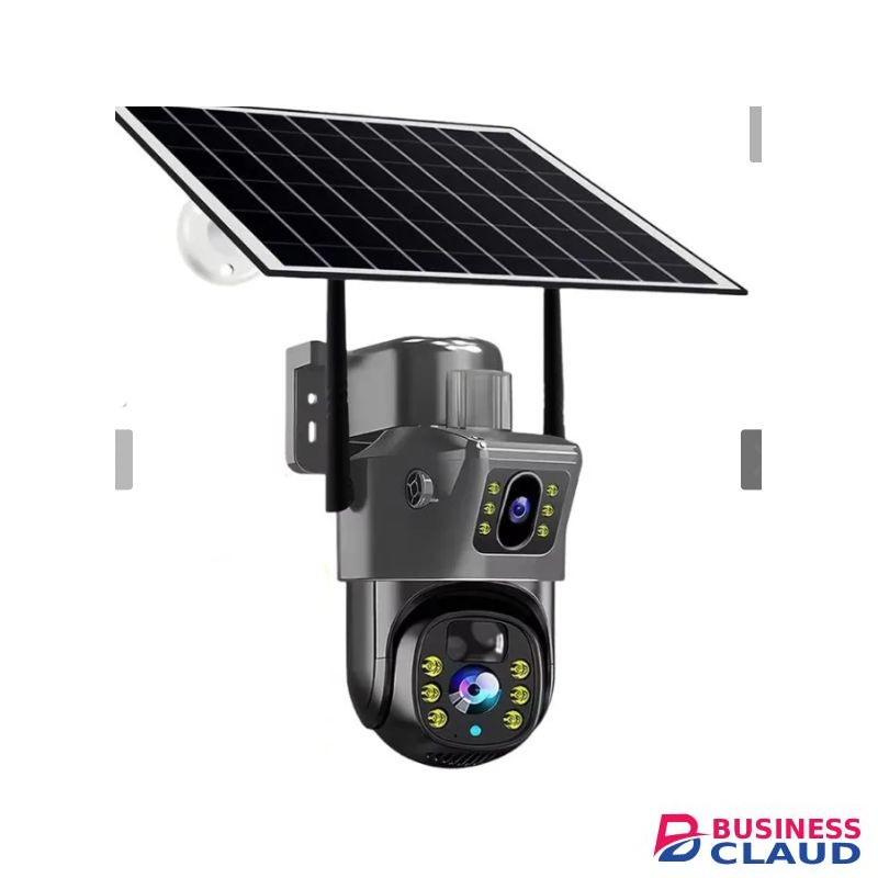DUAL LENSE SOLAR CAMERA V380PRO 4G LTE SIMCARD WIRELESS IP CAMERA