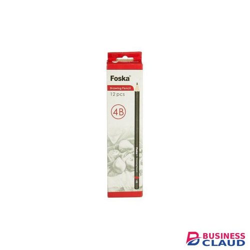 FOSKA 4B Drawing Pencils ( 12 Pcs