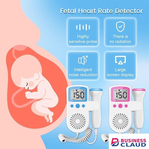 Portable Portable Fetal Doppler Baby Heartbeat Monitor - Accurate Pregnancy Heart Rate Detector Nairobi Kenya Rate in One-printer