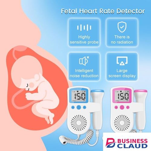 Portable Portable Fetal Doppler Baby Heartbeat Monitor - Accurate Pregnancy Heart Rate Detector Nairobi Kenya Rate in One-printer