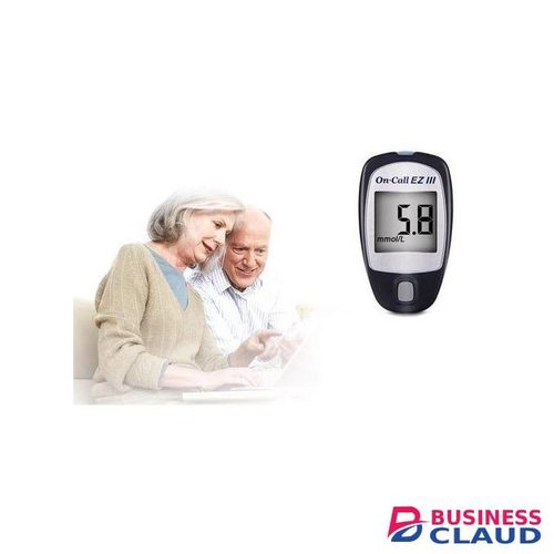 Portable Lightweight Blood Glucose Meter - Accurate & Fast Glucometer with 10-Second Results, Small Blood Sample, Convenient & Affordable