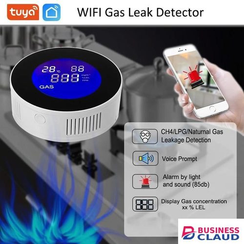WIFI Tuya LPG Natural Gas Detector Methane CH4 Leak Alarm Sensor