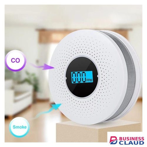 Smoke Carbon Monoxide Detector Alarm 80dB Loud Siren Wireless 2 in 1 Led Indicated Fire Smoke Detectors