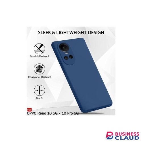OPPO Reno 10 5G Liquid Silicone Cover Case, Protective Phone Cover with Shockproof Design and Comfortable Grip