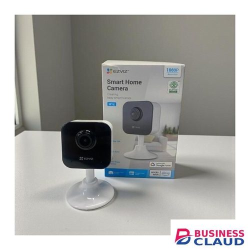 Ezviz H1C 1080p Indoor Baby Monitor Wi-Fi Camera with 108° Wide-Angle Lens, IR Night Vision, Motion Detection, Two-Way Talk, 512GB MicroSD Support, CloudPlay, Magnetic Base