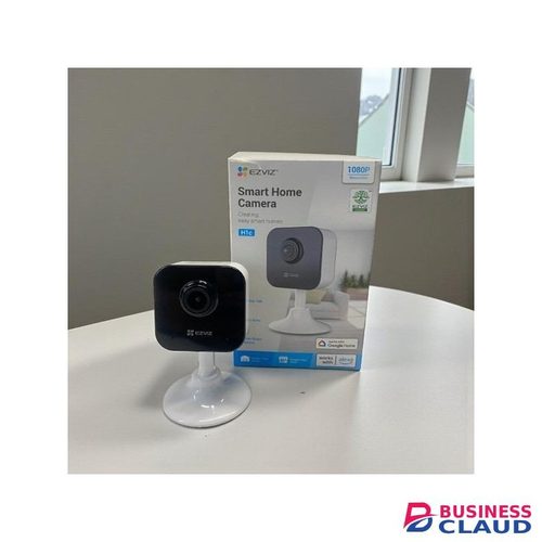 Ezviz H1C 1080P Full HD Resolution Indoor Baby Monitor Wi-Fi Camera with 108° Wide-Angle Lens, IR Night Vision, Motion Detection, Two-Way Talk, 512GB MicroSD Support, CloudPlay, Magnetic Base