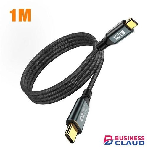 USB C Monitor Cable 1mtr-8K@60Hz USB-C Video Cable-100W PD Fast Charging-USB 3.2 Gen 2 20Gbps Type-C Data Transfer, USBC to USBC Video Cable for iPhone 17 16 15 Plus Pro Max, MacBooks, iPad, Carplay