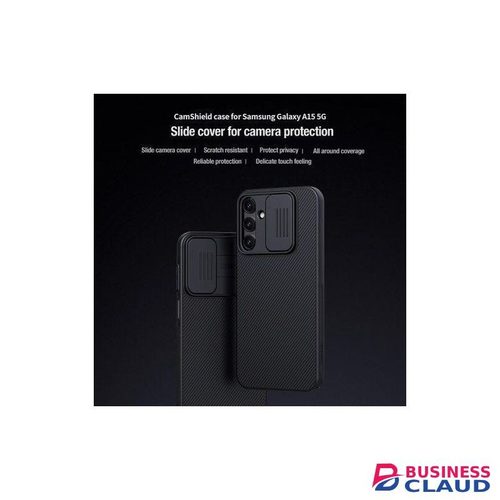 Nillikin Case for Samsung Galaxy A15 4G / 5G (6.5" Inch) CamShield Slider Camera Close & Open