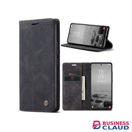Caseme Premium Magnetic Flip Wallet Case for Samsung Galaxy A35 – Luxury PU Leather Cover with Card Slots, Shockproof TPU Inner Shell & 360° Full Body Protection