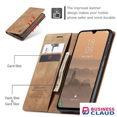 Caseme For Samsung Galaxy A17 4G/5G Wallet Case,Soft PU Leather Flip Magnetic Stand Flip Protective Leather Cover with ID & Credit Card Slots Holder Case