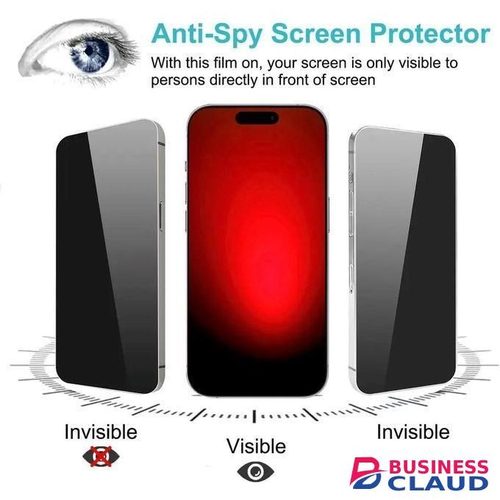 iPhone 15 Plus Privacy Anti Peep Full Screen Tempered Screen Protector