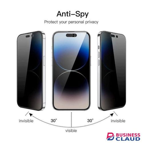Apple iPhone 15 Pro Max Privacy Anti Peep Full Screen Tempered Screen Protector
