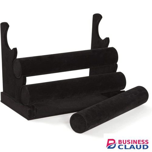 3Tier Jewelry Display Stand Jewelry Organizer Bracelet Holder Velvet Jewelry Display