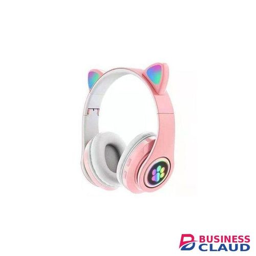Cute Cat Ears Bluetooth Headphone Wireless Flashing LED