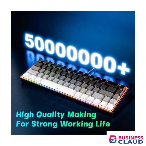 Side Printed PBT Keycaps Hot Swappable 68 Keys Gaming Keyboard 65% Custom Gateron Switch Mechanical Keyboard