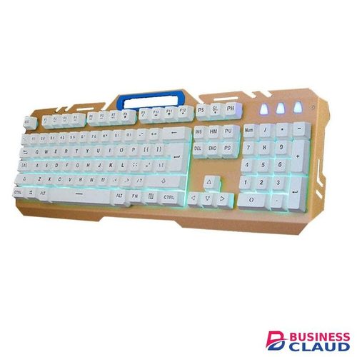 Original Source White Metal Storm Wired Gaming Keyboard