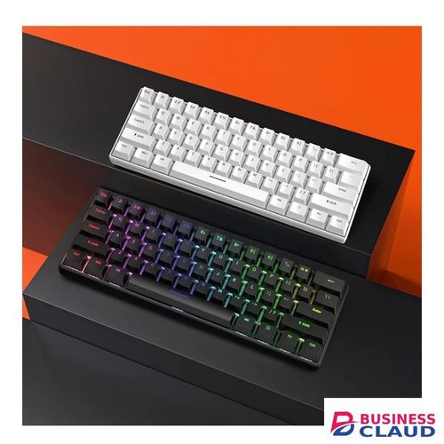 60% Keyboards Mechanical Blue Switches (White)