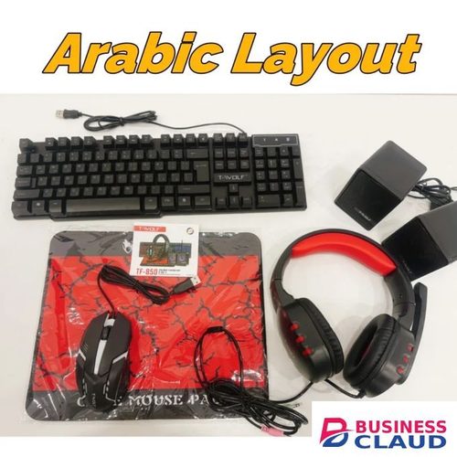 5 in 1 Gaming Keyboard T - Wolf brand new