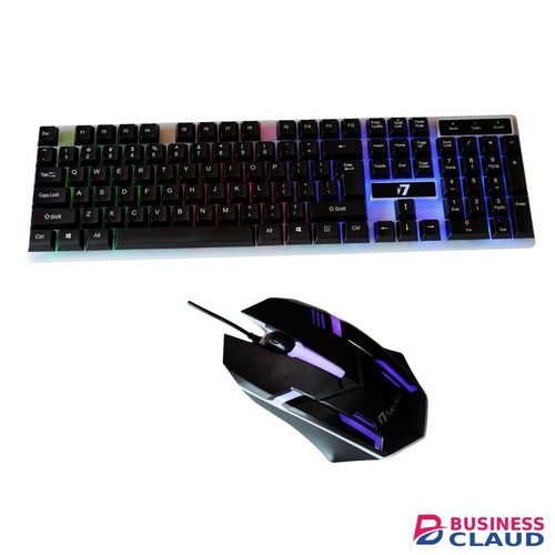 Keyboard Wired Usb Gaming Mouse Flexible Led Lights