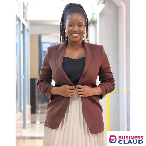 Chocolate Brown Ruched-Sleeve Blazer
