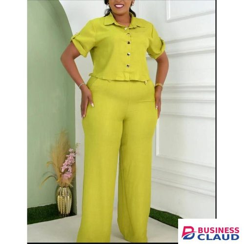 Top & Wide-Leg Trousers