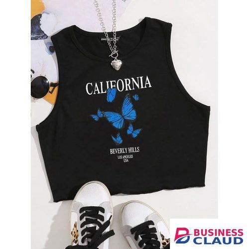 Butterfly Branded Tank Top