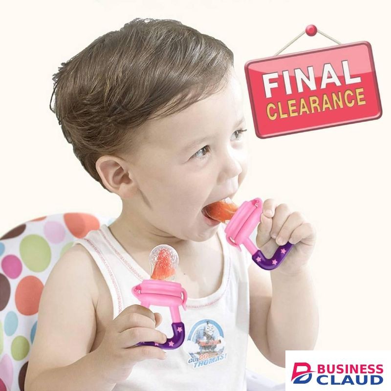 Food Feeder Baby Fruit Pacifier for Toddlers & Kids-Pink
