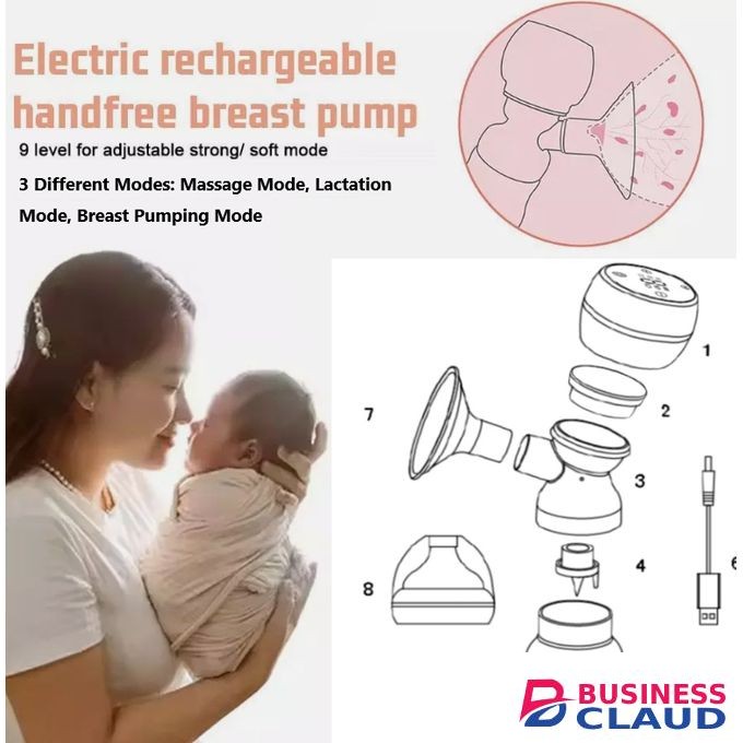 Electric Breast Pumb Baby Bottle 180ML-BPA Free Intelligent