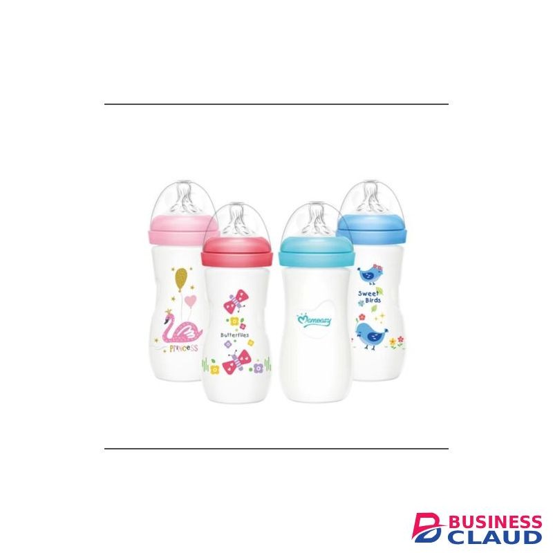 Mom Easy 240ML Feeding Bottle With Soft Airflex Nipple- 2 Bottles