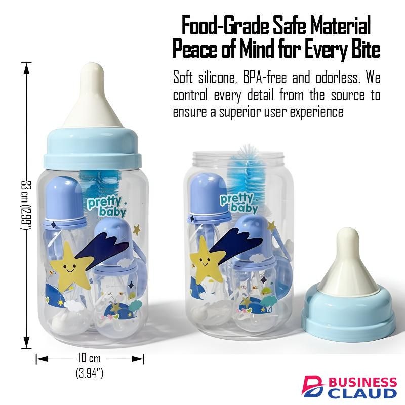 All-in-One BPA-Free Baby Feeding Gift Set - Newborn to Toddler 0-3 Years Complete Kit