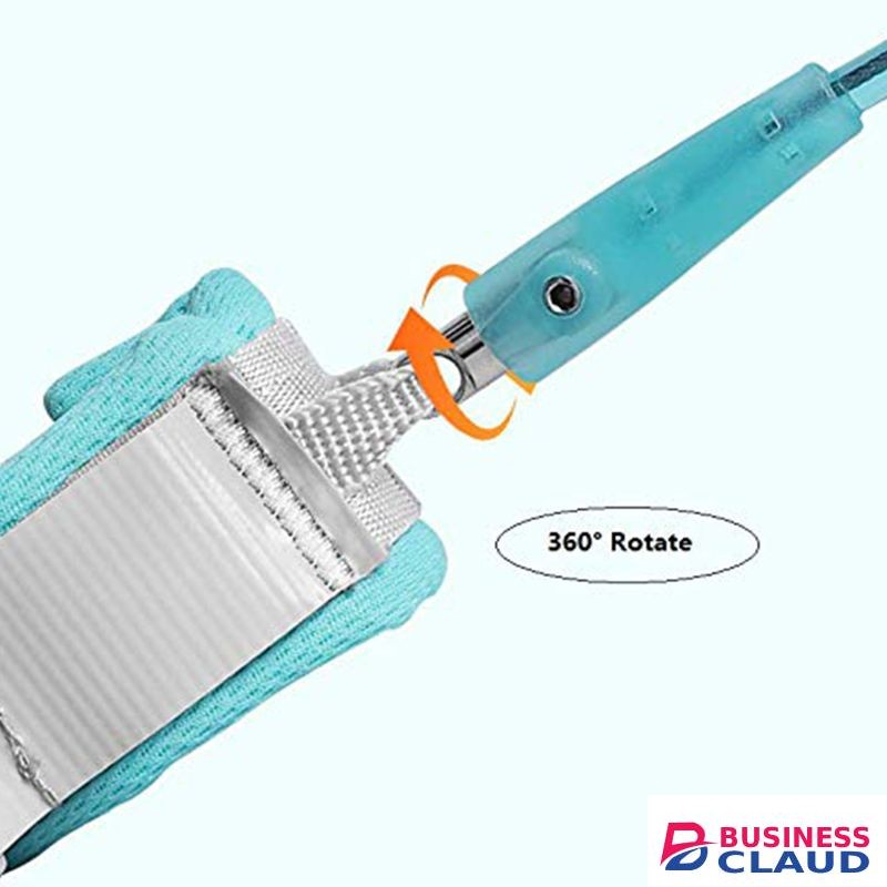 Anti Lost Wrist Link With Key Lock For Kids, 6.56ft (Blue)