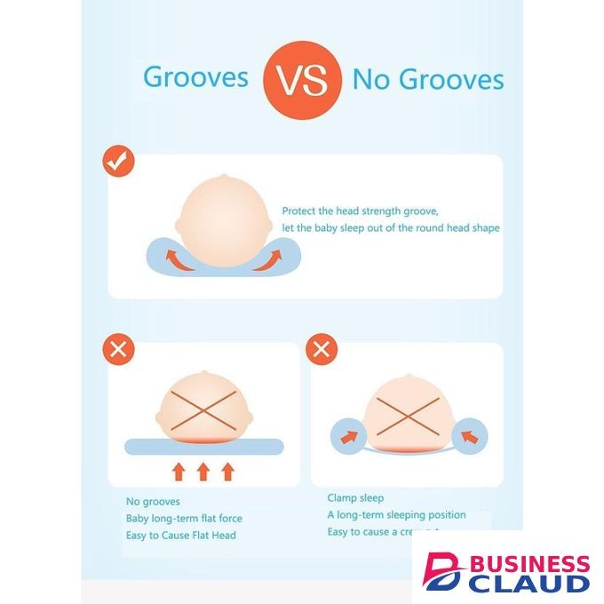 New Upgrade Donut Soft and Cozy Pillow, Helps Prevent Flat Head and Supports Head Shape - Breathable Design (Pink)