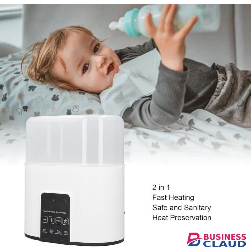 TodyJeyHo Infant Heating Bottle Fast Breast Milk Warmer for Multiple Bottles Adjustable Temperature Control Quick Warm Safe for Nighttime Feedings Easy to Use Portable Efficient Bottle