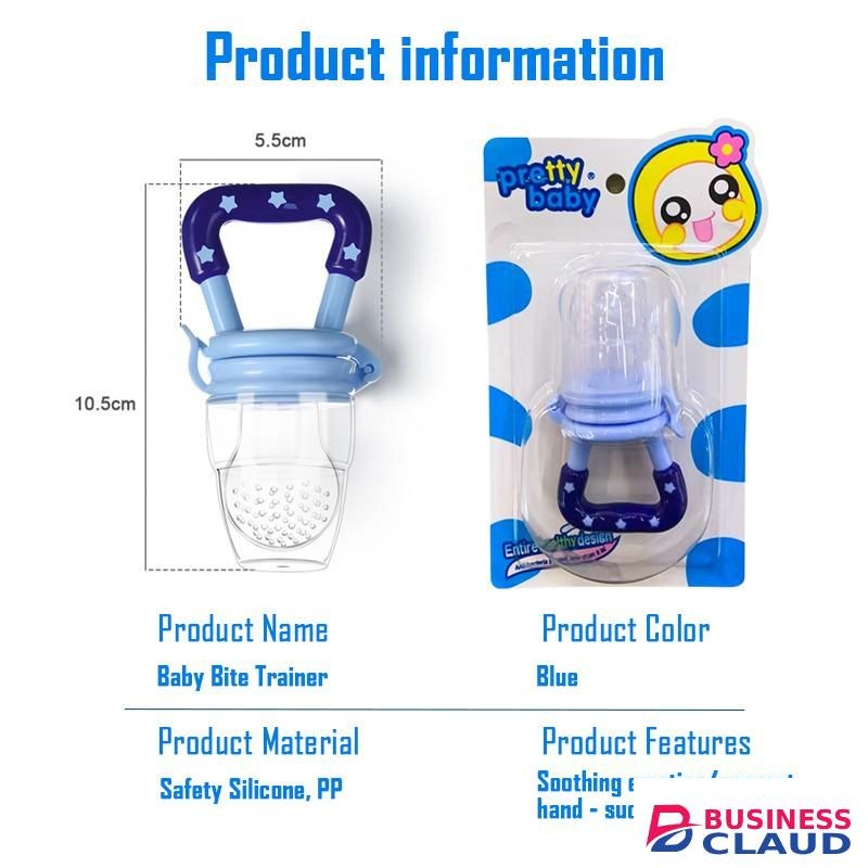 Premium BPA-Free Silicone Baby Food Feeder & Teether - Anti-Choke Design