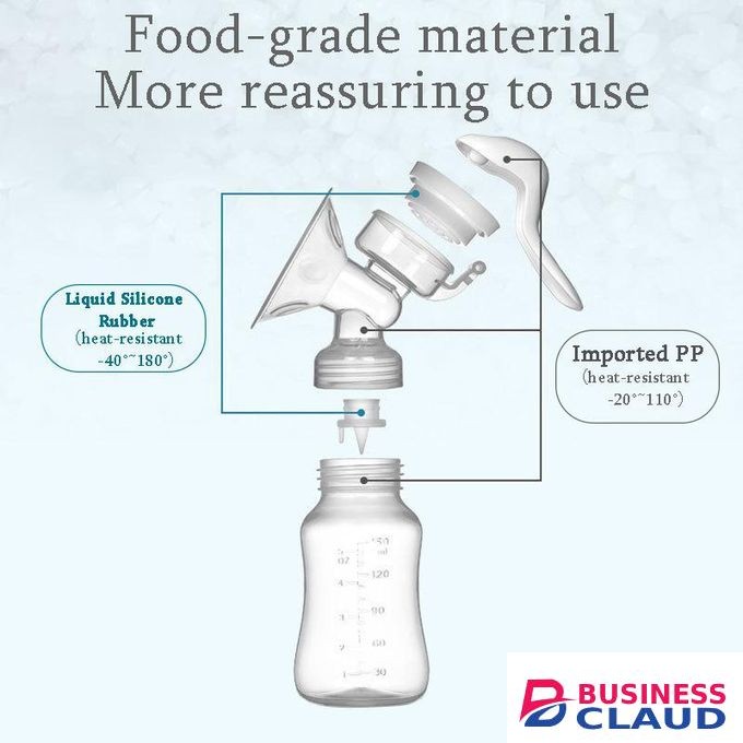 Massage Manual Breast Pump/Nursing Mother Breast Milk Pump White-150ML