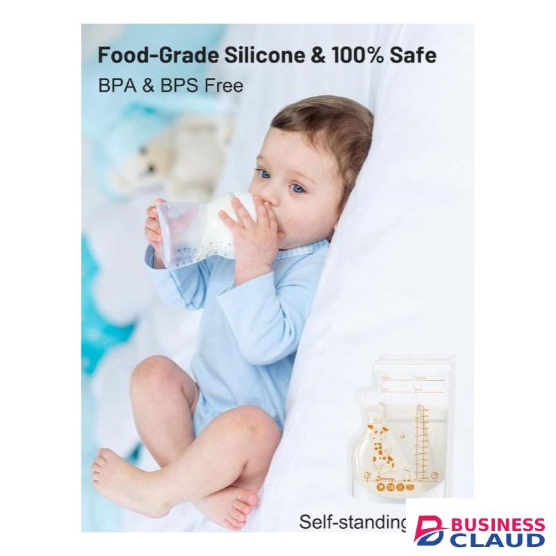 30pcs Breastmilk Storage Bag Freezer 250ml with Marker BPA Free Leak-proof