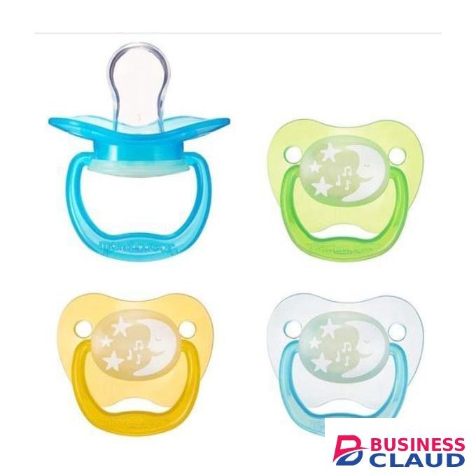 Premium Silicone baby pacifier with clip/ holder