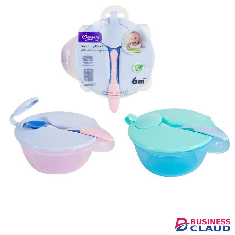 Momeasy Weaning Bowl with Heat Sensing Spoon