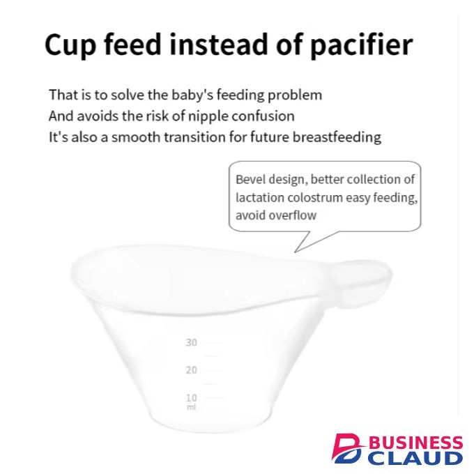 2 pack BPA-Free Reusable Nifty Cup Newborn Feeding Cup BPA-Free Reusable