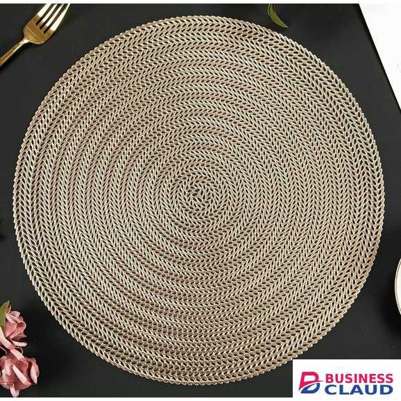 6pc Round Heat Insulation Placemats / Non Slip Heat Table Mats